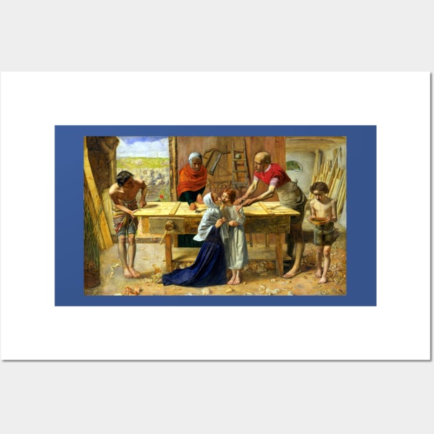 Christ in the House of His Parents - The Carpenter's Shop - John Everett Millais Wall Art by forgottenbeauty